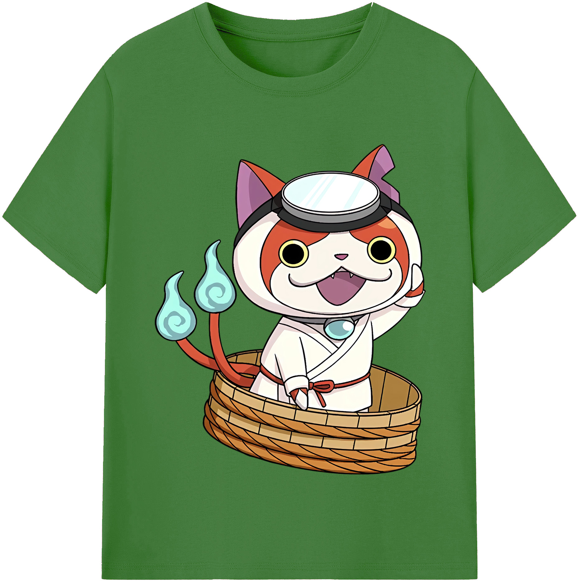 （画像用） 妖怪ウォッチ Yo-kai Watch レディースカジュアルプリントTシャツ（綿100％）